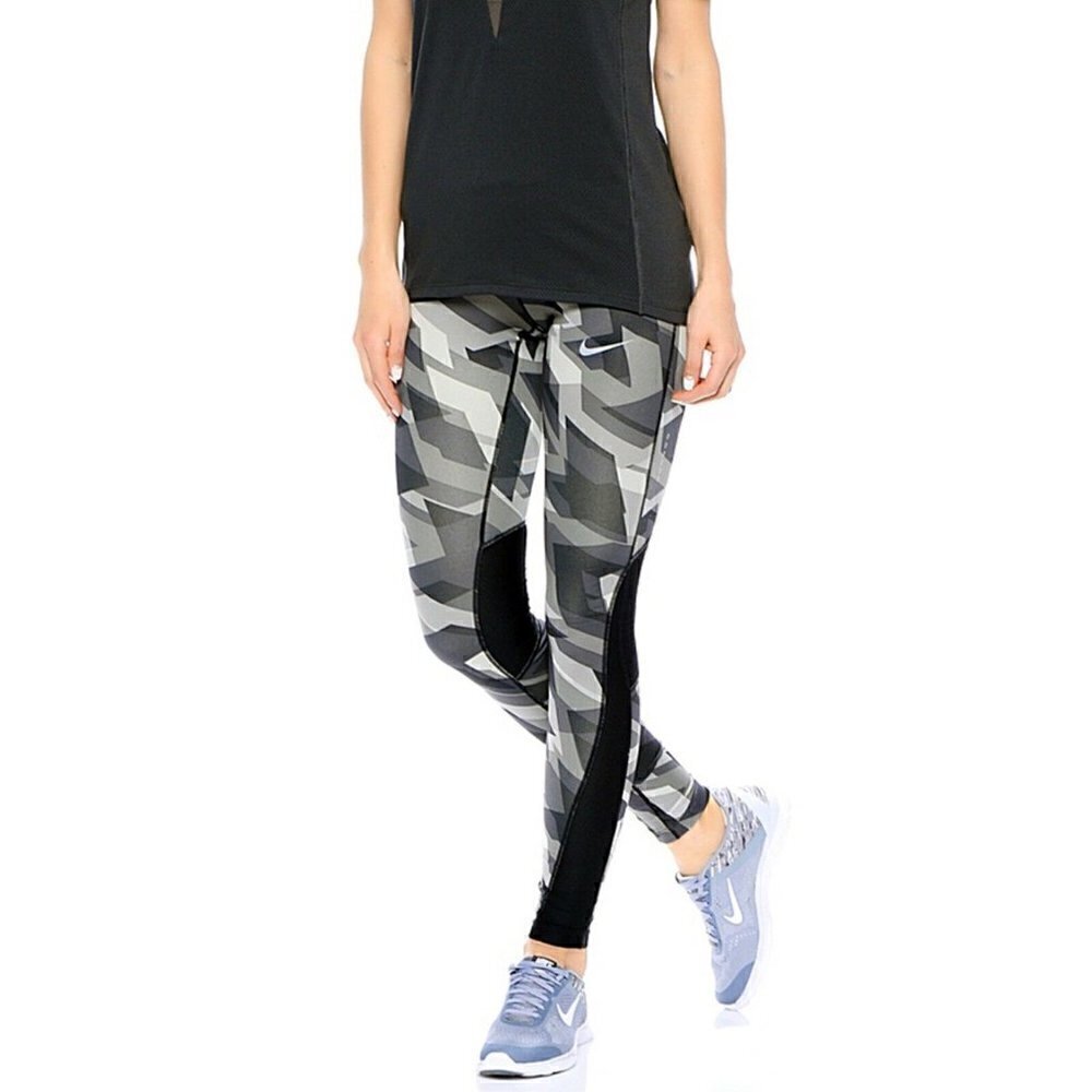 NIKE•Power Racer Geometric Leggings - Picture 3 of 10